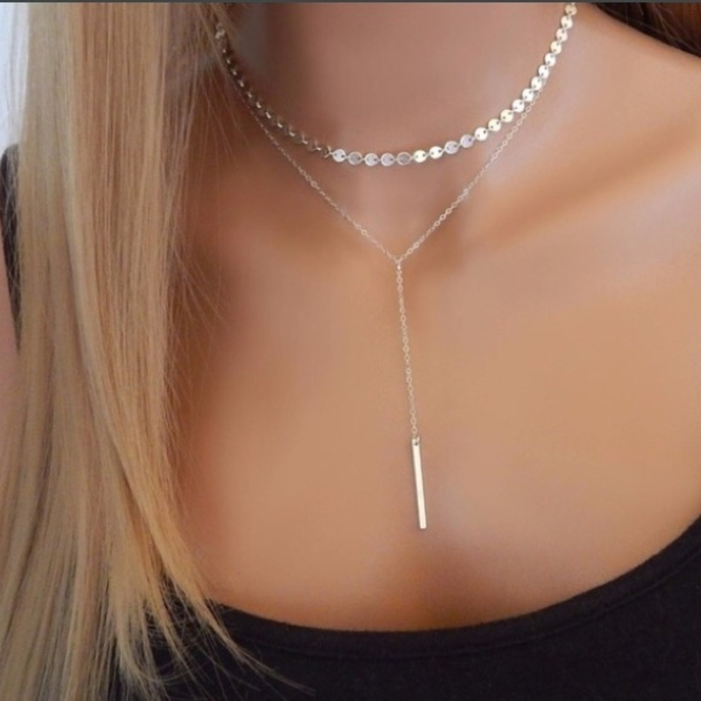 🆕 Sterling silver overlay necklace.